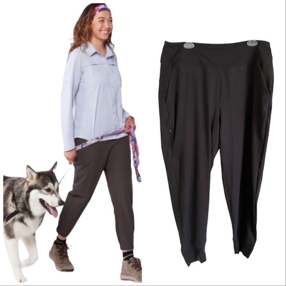 Patagonia Pants - Patagonia Happy Hike Studio Jogger Pants Gray Size XXL